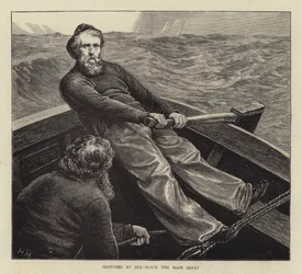 Szkice na morzu, poluzuj główny arkusz